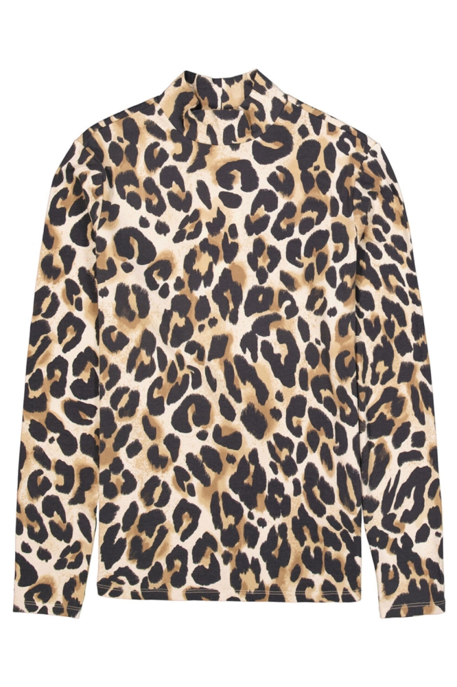 Garcia beige dames t-shirt | Vooraanzicht