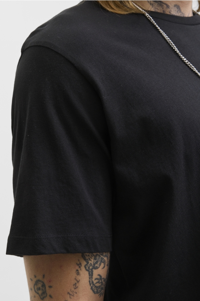 Jack & Jones zwarte heren t-shirt | Kleurstaal