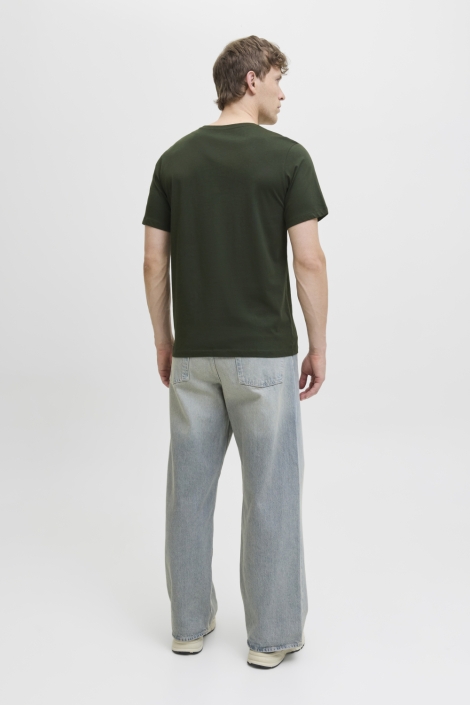 Jack & Jones groene heren t-shirt | Model