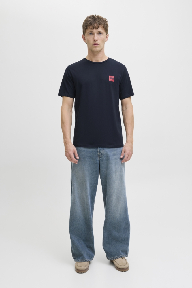 Jack & Jones blauwe heren t-shirt | Model