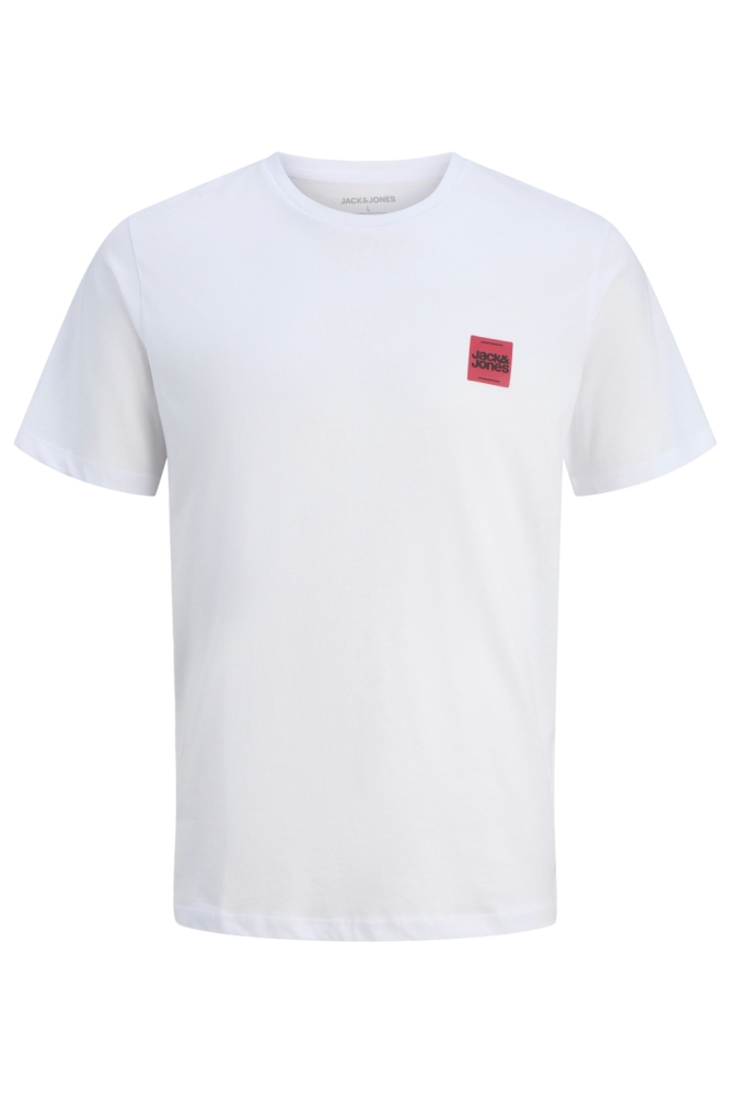 Jack & Jones witte heren t-shirt | Vooraanzicht