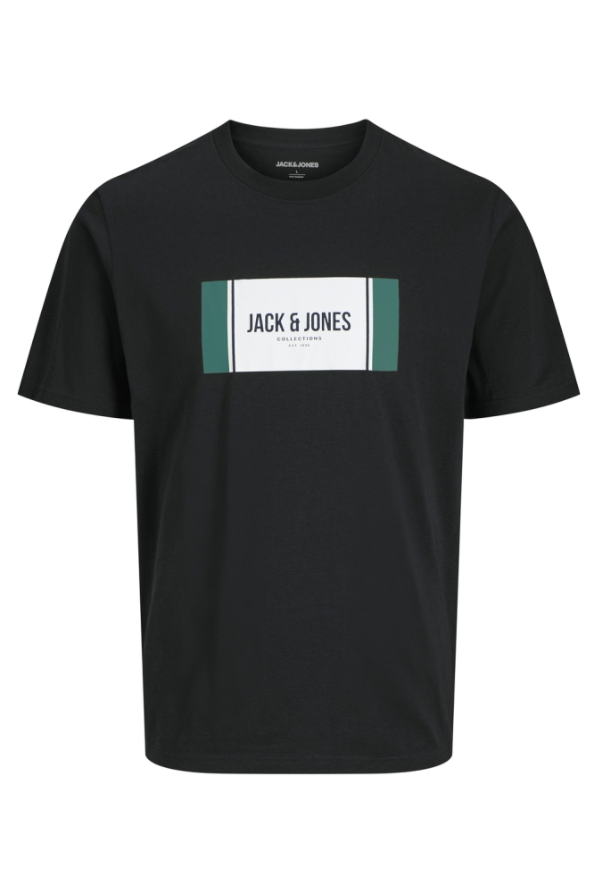 Jack & Jones zwarte heren t-shirt | Vooraanzicht
