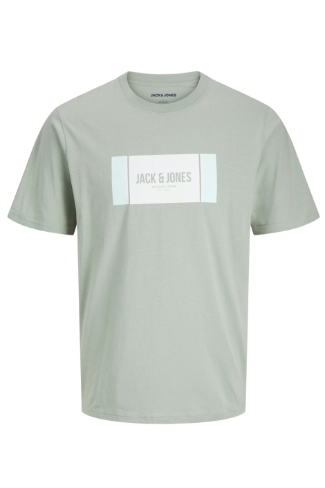 Jack & Jones groene heren t-shirt | Vooraanzicht
