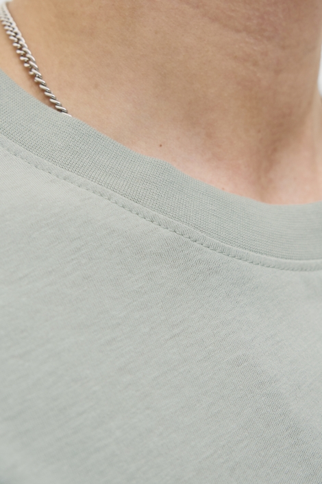 Jack & Jones groene heren t-shirt | Kleurstaal