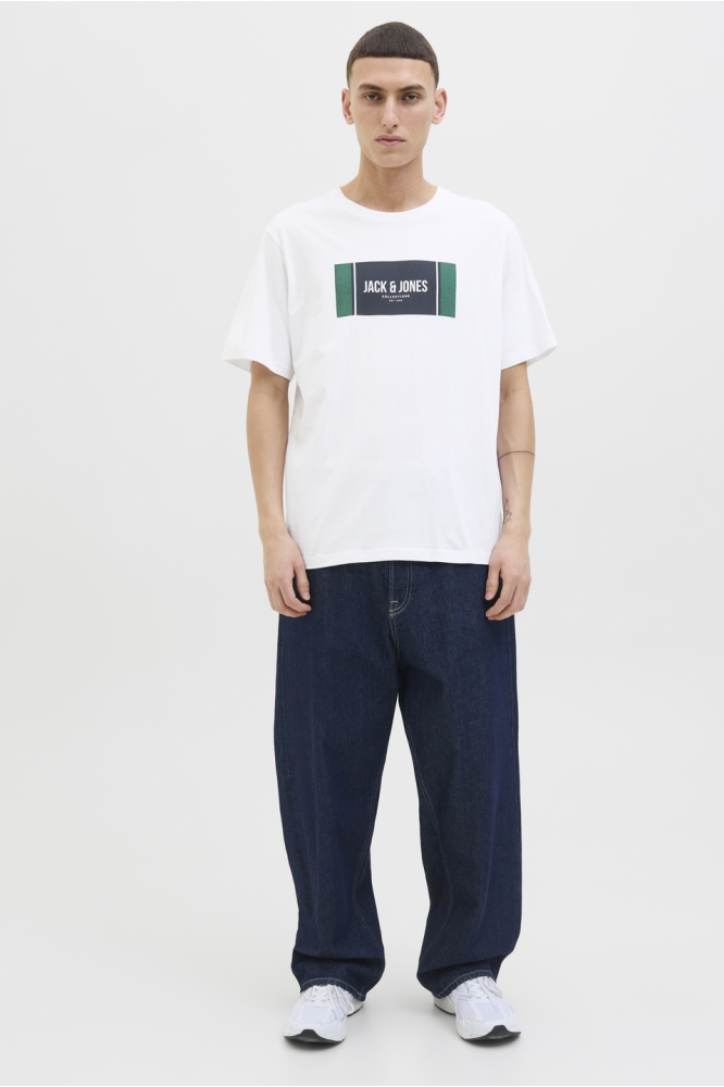 Jack & Jones witte heren t-shirt | Model