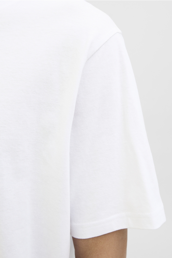 Jack & Jones witte heren t-shirt | Kleurstaal