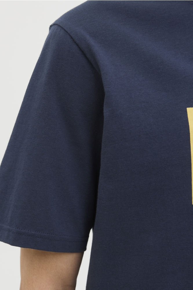 Jack & Jones zwarte heren t-shirt | Close up