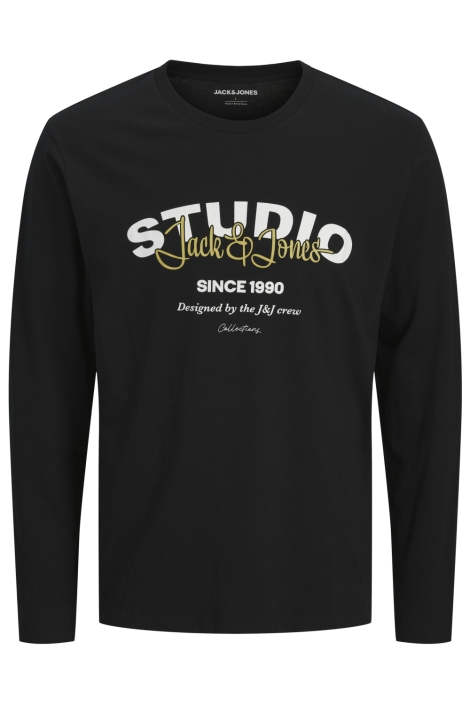 Jack & Jones zwarte heren t-shirt | Vooraanzicht