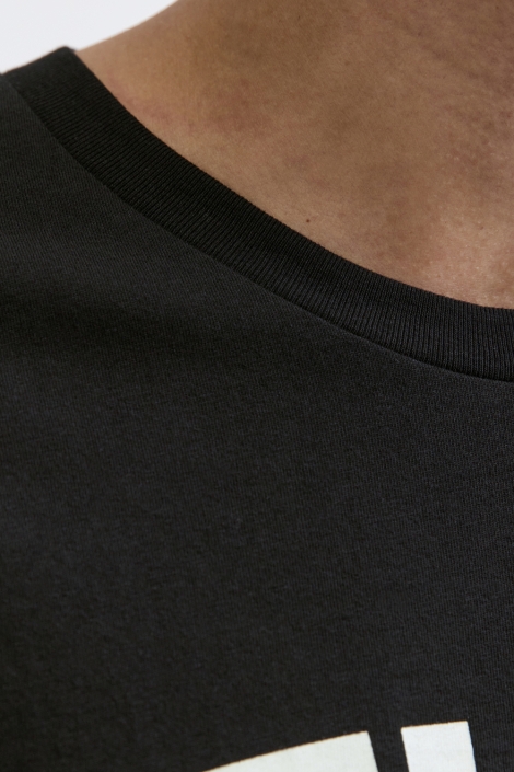Jack & Jones zwarte heren t-shirt | Kleurstaal