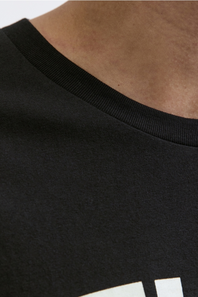 Jack & Jones zwarte heren t-shirt | Kleurstaal