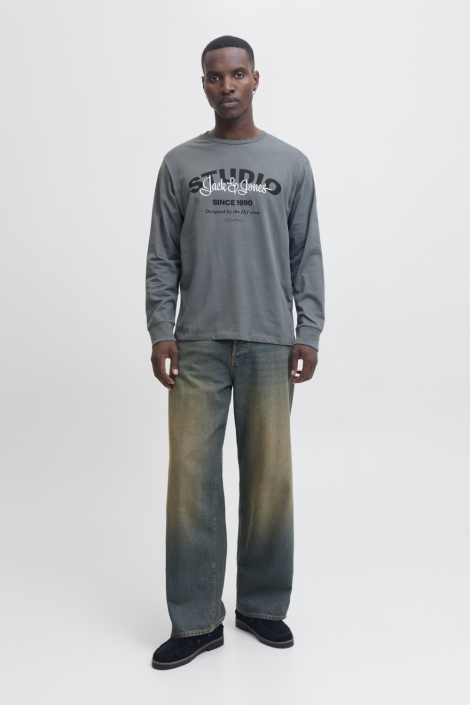 Jack & Jones blauwe heren t-shirt | Model