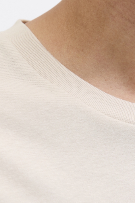 Jack & Jones beige heren t-shirt | Kleurstaal