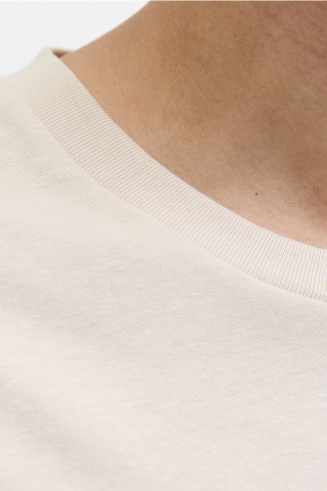 Jack & Jones beige heren t-shirt | Kleurstaal