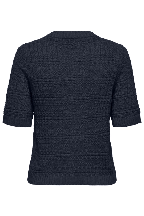 Jacqueline de Yong blauwe dames vest | Achteraanzicht