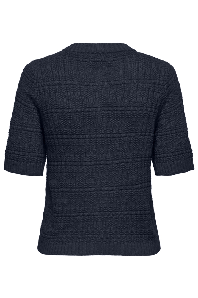 Jacqueline de Yong blauwe dames vest | Achteraanzicht