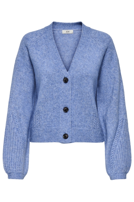 Jacqueline de Yong blauwe dames vest | Vooraanzicht