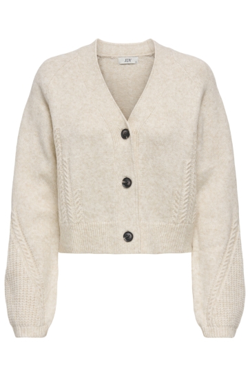 Jacqueline de Yong Vest JDYSUSANNA L/S VN RAGLAN CARDIGAN K 15351910 Whitecap Gray/MELANGE