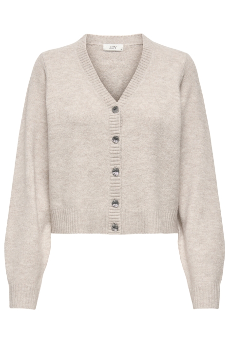 Jacqueline de Yong beige dames vest | Vooraanzicht