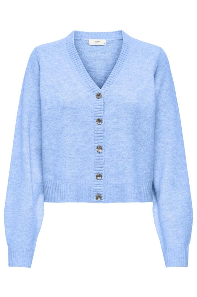 Jacqueline de Yong blauwe dames vest | Vooraanzicht