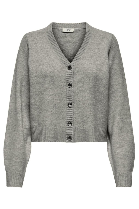 Jacqueline de Yong grijze dames vest | Vooraanzicht