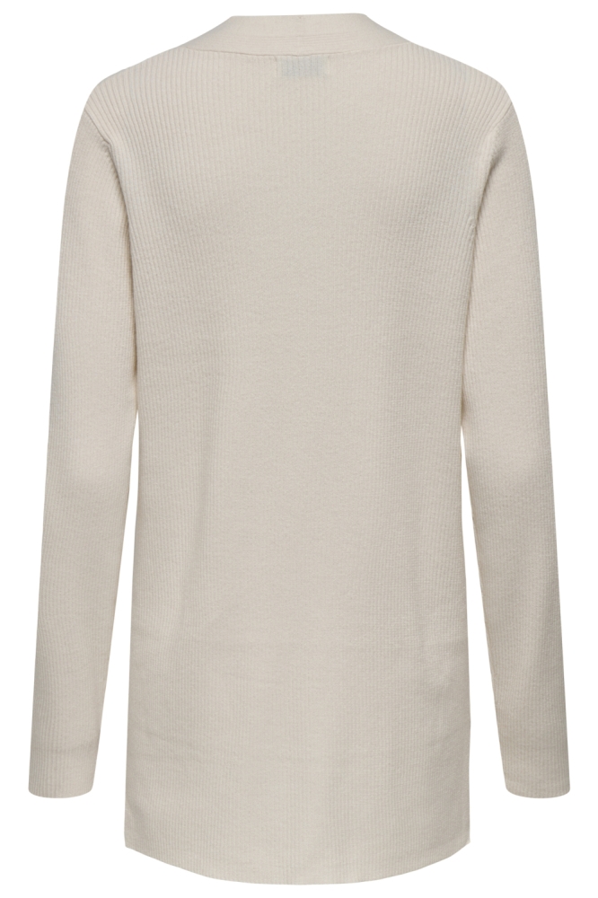 Jacqueline de Yong beige dames vest | Achteraanzicht