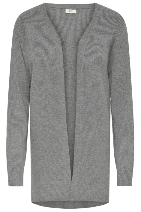 Jacqueline de Yong grijze dames vest | Vooraanzicht