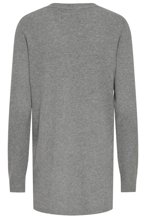 Jacqueline de Yong grijze dames vest | Achteraanzicht