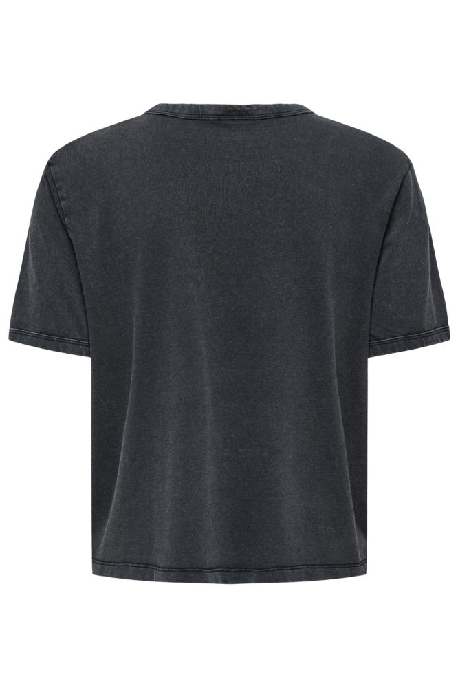 Jacqueline de Yong zwarte dames t-shirt | Achteraanzicht