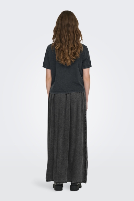 Jacqueline de Yong zwarte dames t-shirt | Model