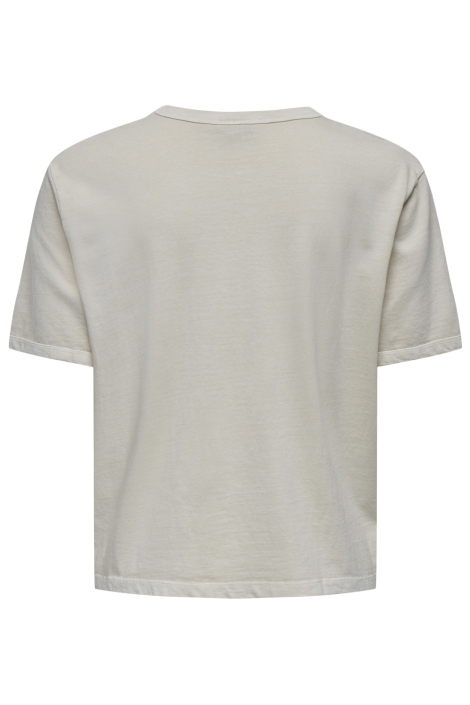 Jacqueline de Yong beige dames t-shirt | Achteraanzicht