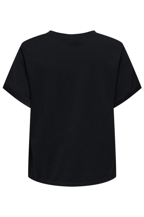 Jacqueline de Yong zwarte dames t-shirt | Achteraanzicht