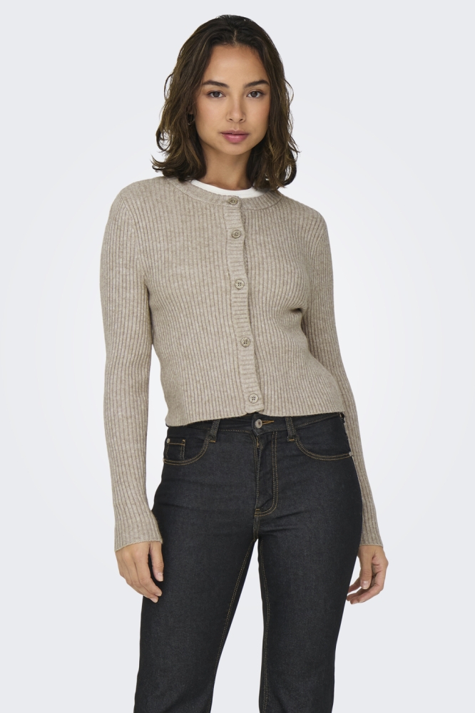 Only beige dames vest | 