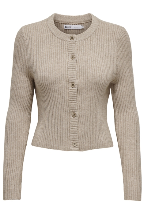 Only beige dames vest | Vooraanzicht