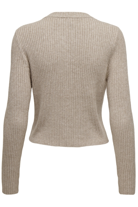 Only beige dames vest | Achteraanzicht