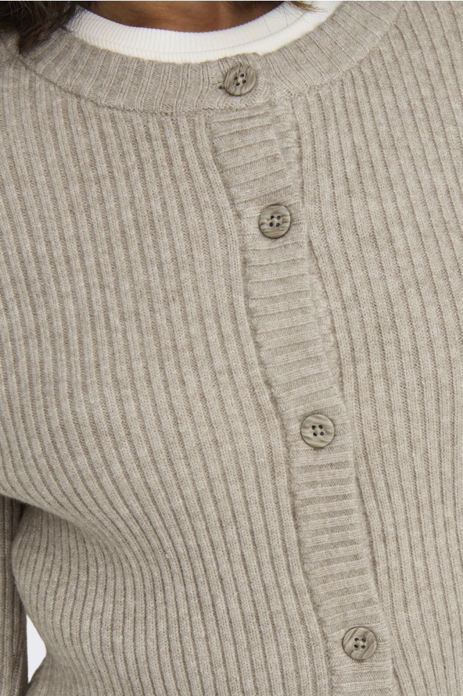 Only beige dames vest | Kleurstaal