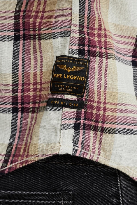 PME legend beige heren overhemd | Unique Selling Point