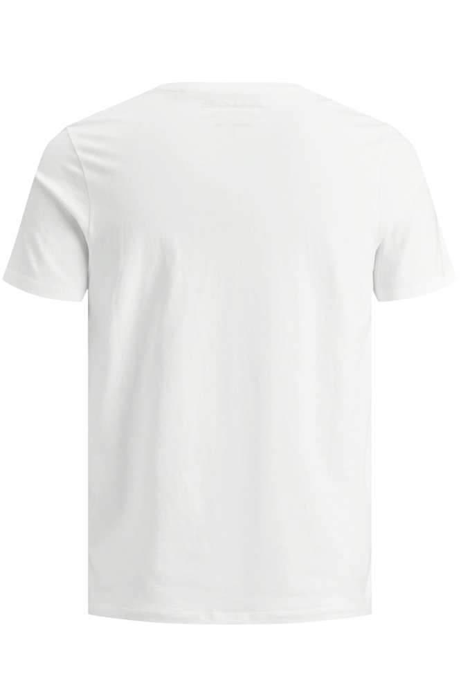 Jack & Jones witte heren t-shirt | Achteraanzicht