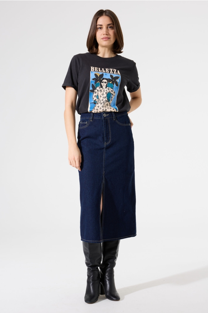 Garcia grijze dames t-shirt | Model