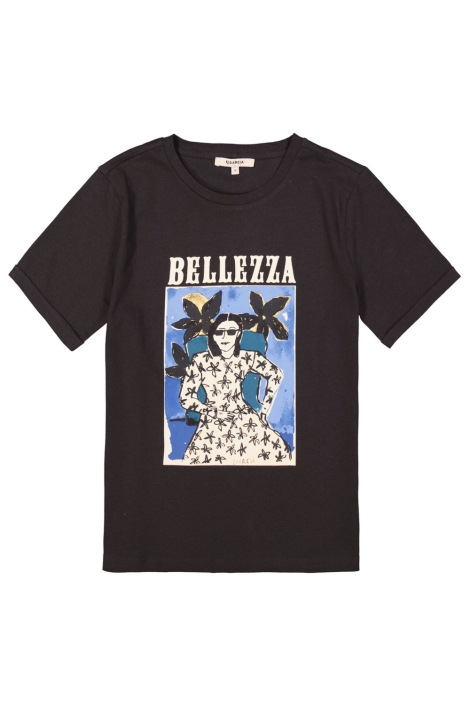 Garcia grijze dames t-shirt | Vooraanzicht