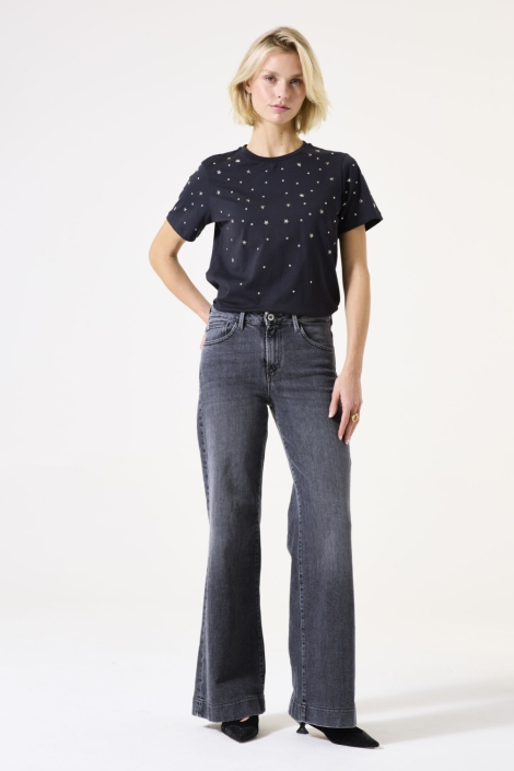 Garcia grijze dames t-shirt | Model