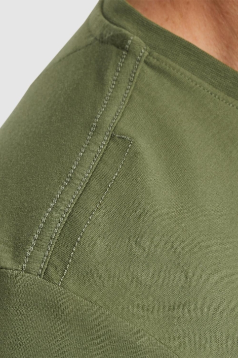 PME legend groene heren t-shirt | Close up