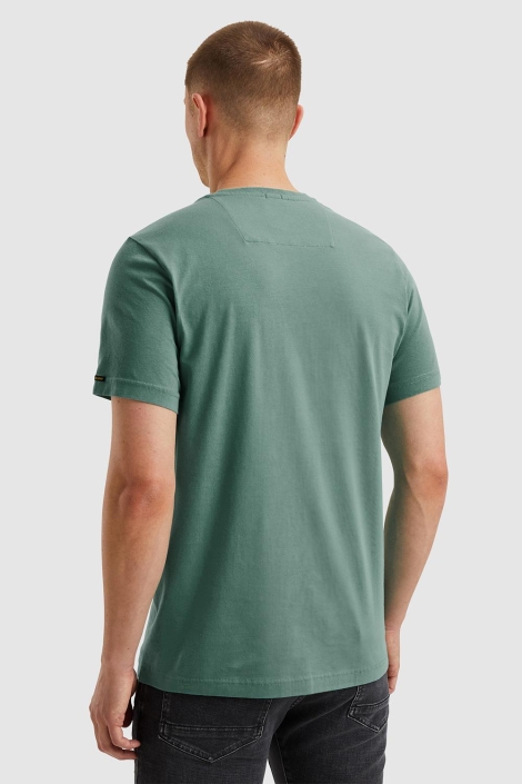 PME legend groene heren t-shirt | Model achteraanzicht