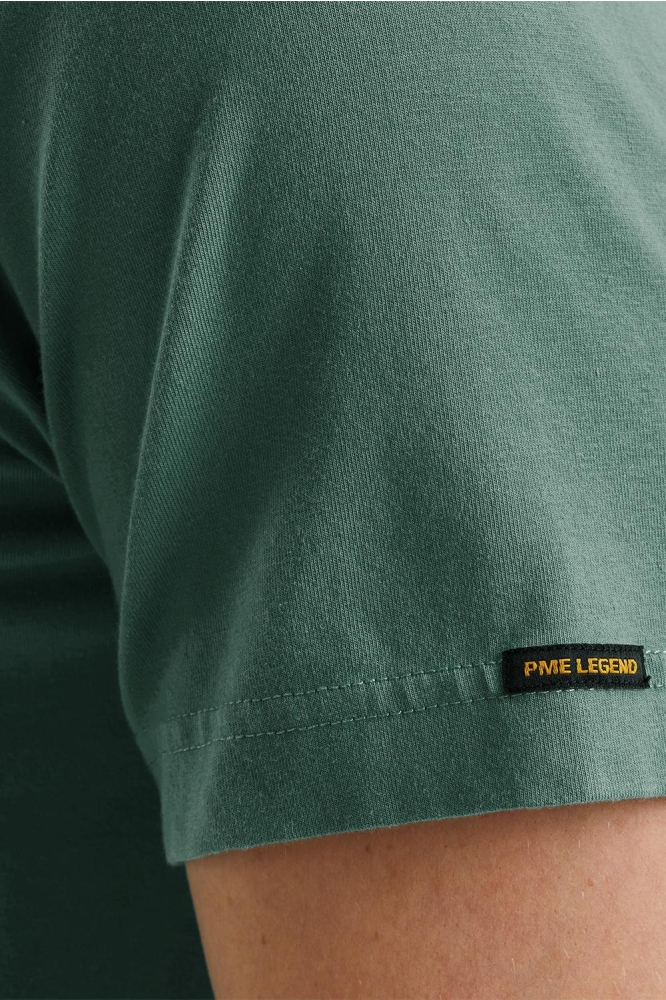 PME legend groene heren t-shirt | Close up