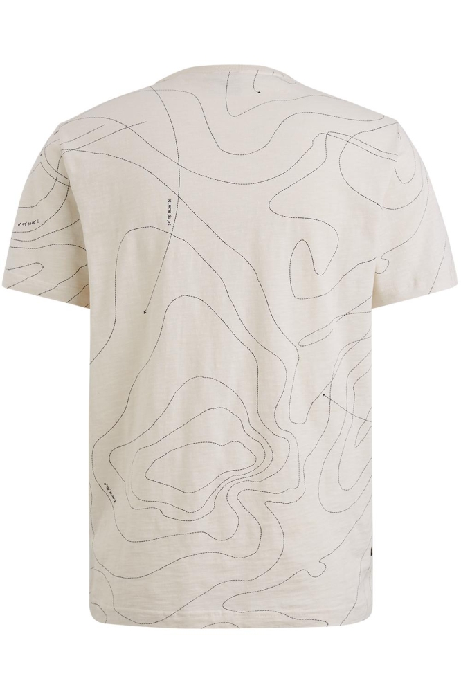 PME legend beige heren t-shirt | Achteraanzicht