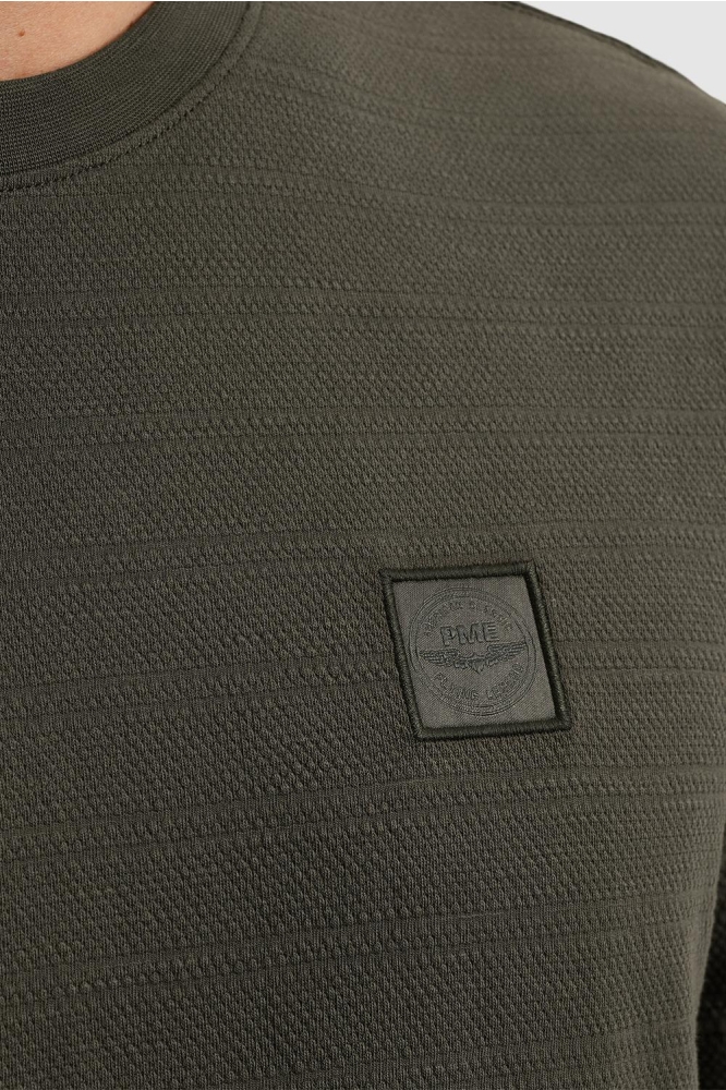 PME legend groene heren t-shirt | Kleurstaal