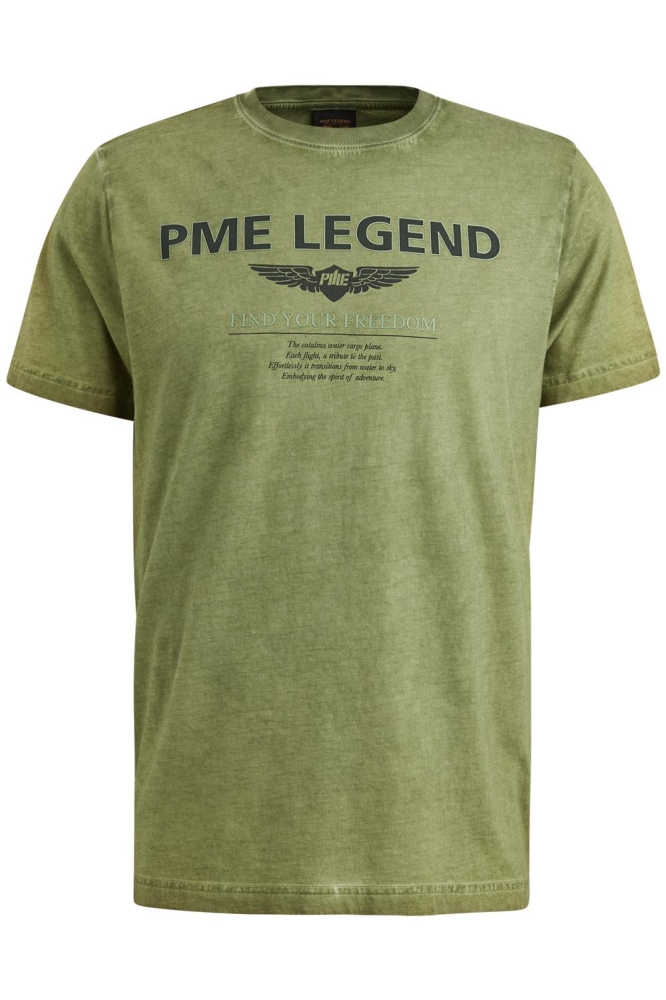 PME legend groene heren t-shirt | Vooraanzicht