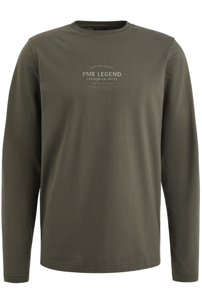 PME legend groene heren t-shirt | Vooraanzicht