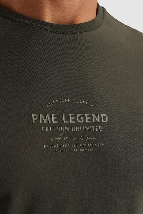 PME legend groene heren t-shirt | Kleurstaal
