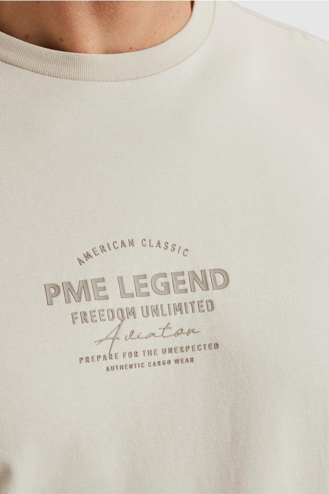 PME legend beige heren t-shirt | Kleurstaal