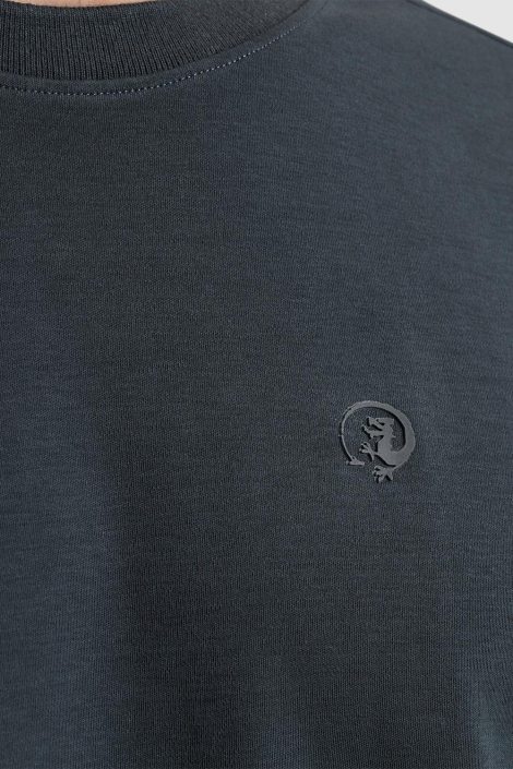 Cast Iron blauwe heren t-shirt | Kleurstaal